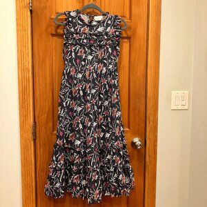 Floral Maxi Dress with Ruffles